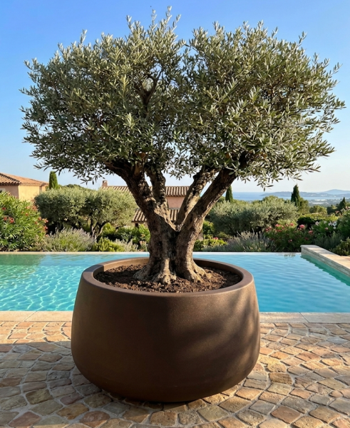 Großer Pflanzkübel (extrem vaso) in verschiedenen Größen bis 125 cm.